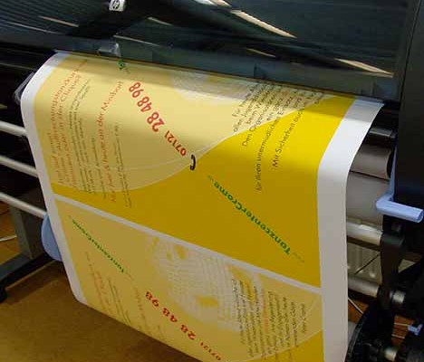 Poster und Banner Druck ob im Grossformatdruck, Fotodruck oder Plattendirektdruck ( Plattendruck ) / Direktdruck